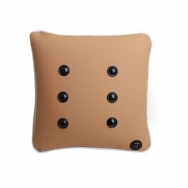 playlearn massage cushion with 2 vibrating positions, easy to clean.