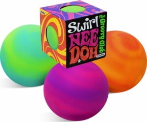 needoh is a nice squishy ball for children to knead and fidget with. This fidget toy is ideal for birthday gift