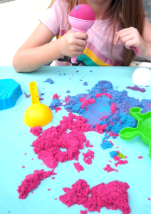 tuban play sand is perfect indoor play sand to let children fidget and feel and de-stress.