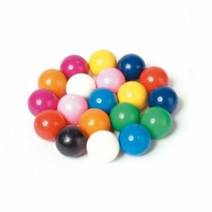 The magnetic marbles are plastic balls to learn and experiment with magnetism. Use in combination with the magnetic bars.