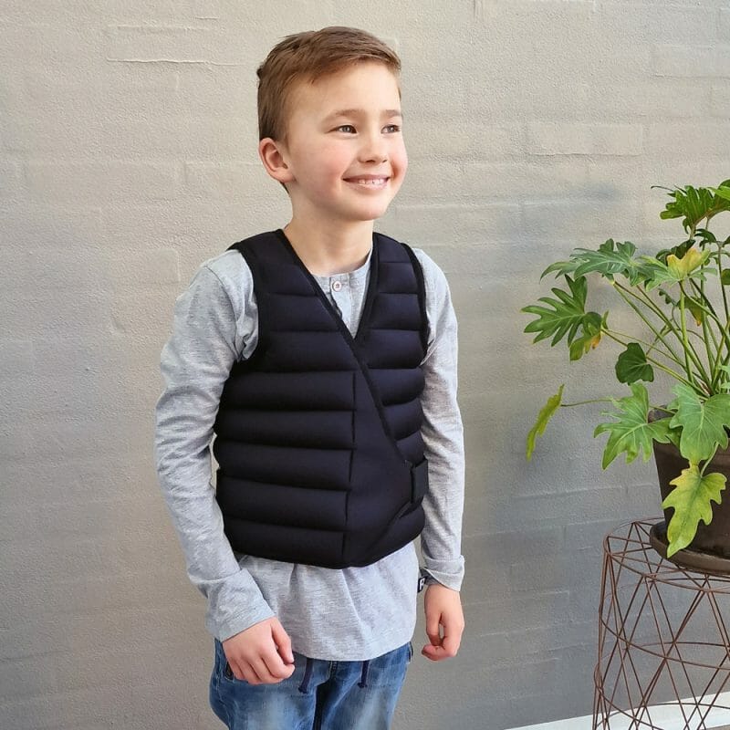 buy weighted vest for children, then this cardigan from Oliz is a must