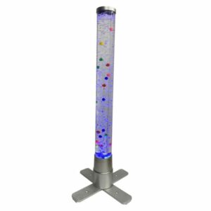 Bubble tube from Playlearn that can be placed on a table for snoezelen