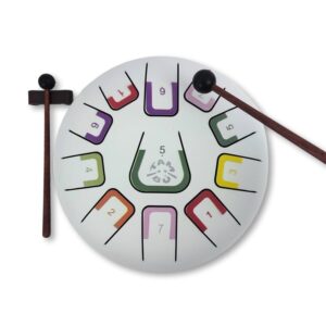 Tambu is a steel drum, ideal for children to play music.