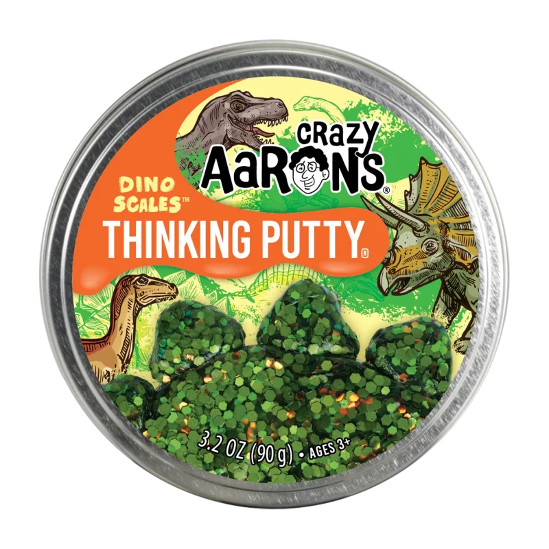 Crazy Aarons Dino Scale Putty is the kneading clay for the dinosaur fan