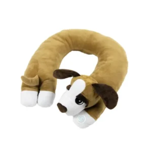 The vibrating puppy neck pillow helps stimulus-sensitive children unwind. A resource for children with autism, ADHD and HSP children