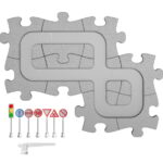 Muffik magnetic autobahn to playfully combine with the sensory mats