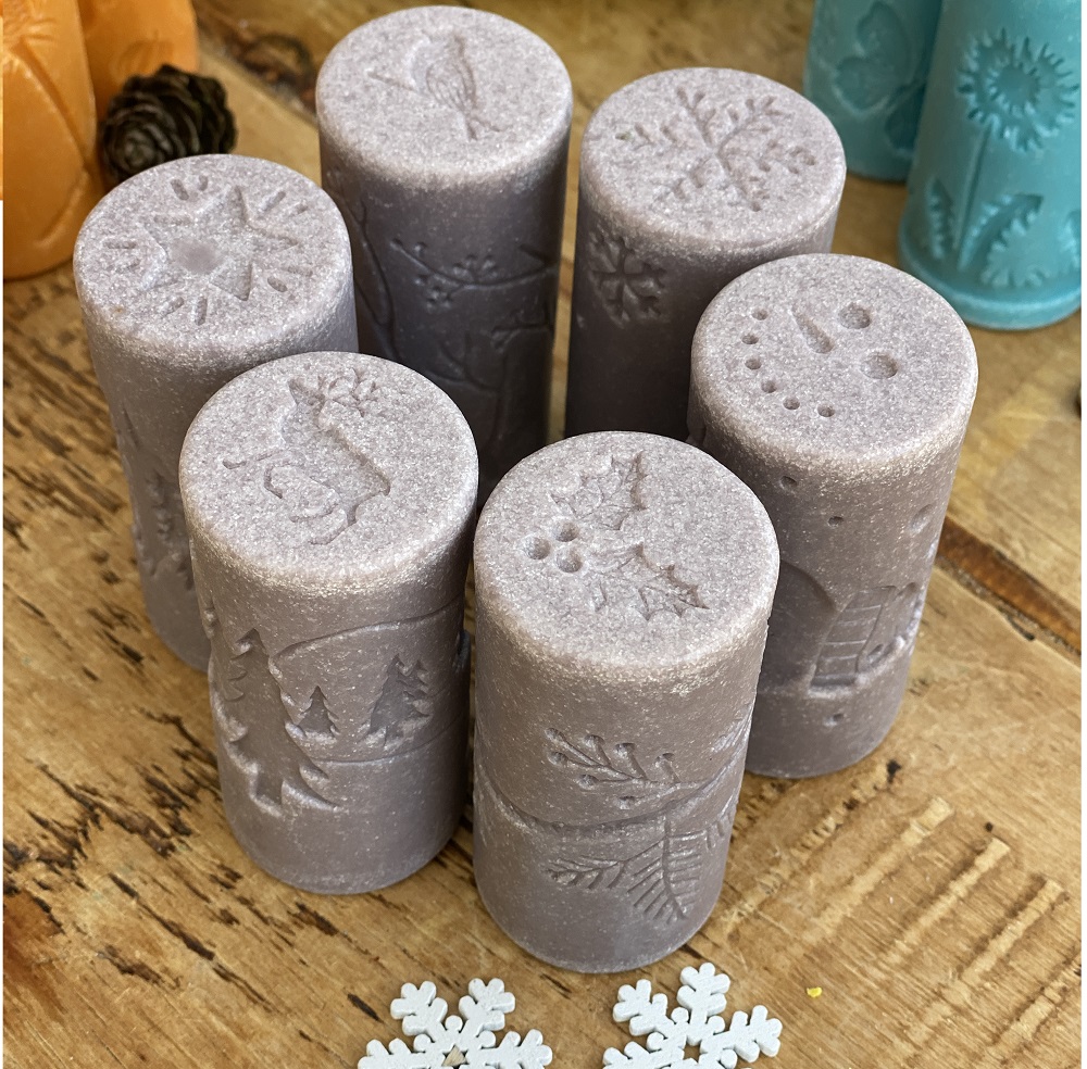 Winter Themed Stamp Rollers