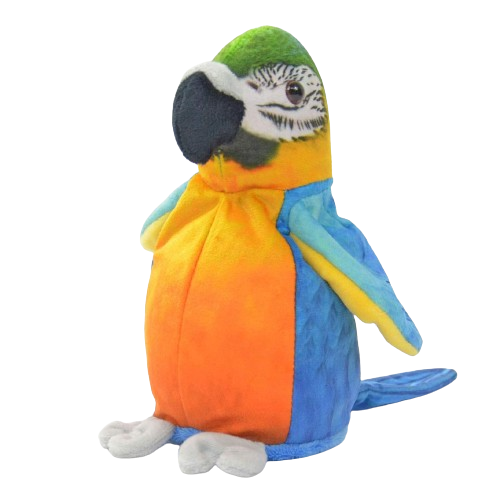 The interactive parrot is a great aftertalk cuddly toy that gives many a child fun