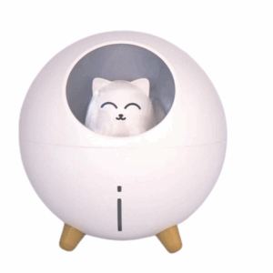 Experience ultimate comfort and convenience with this stylish humidifier and night light!