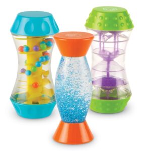 The Sensory Trio Fidget Tubes consists of 3 high-quality tubes. The fidget tubes stimulate various sensory skills while the little ones play.