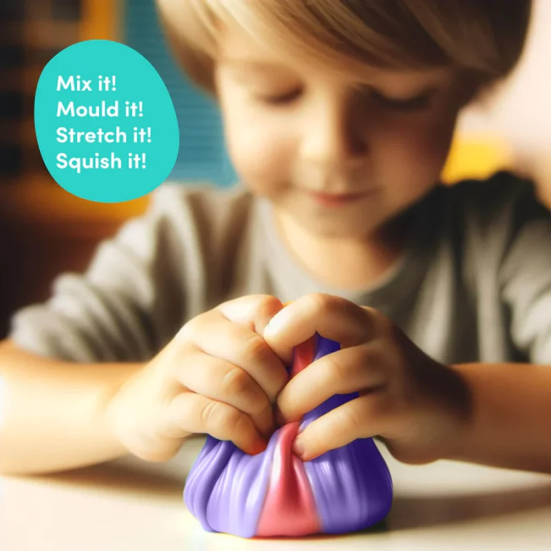 Putty is ideal sensory toy for all ages. Great for the classroom or on the go. This putty will be a hit with everyone!
