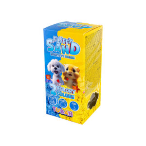Fluffy sand from Tuban is wonderful for offering sensory play to children.