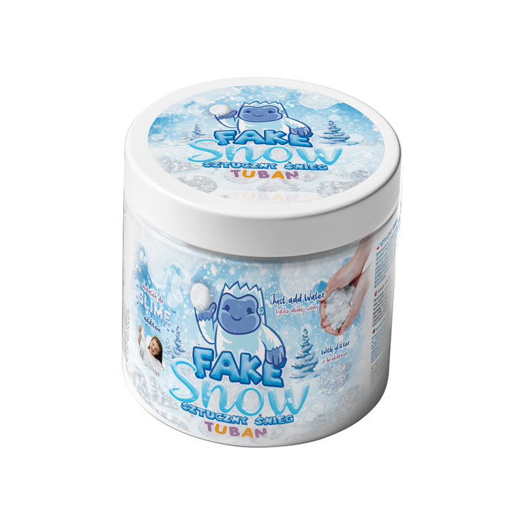 Tuban fake snow is ideal sensory play material. Bring winter into your home! 