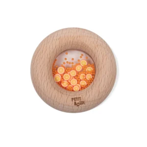 Petit boum sensory donut stimulates and stimulates the senses of young children.