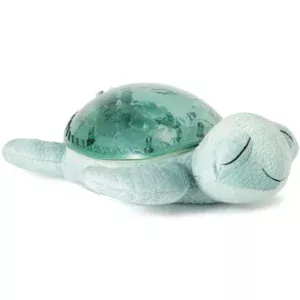 Cloudb Turtle Projector is a soft cuddly toy that offers your child peace of mind at bedtime with soft light, music and projection
