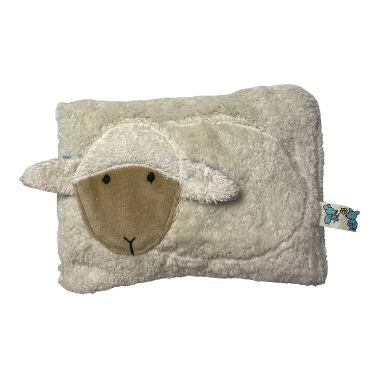 Heating pad sheep for the little ones to provide warmth and security or local pain relief.