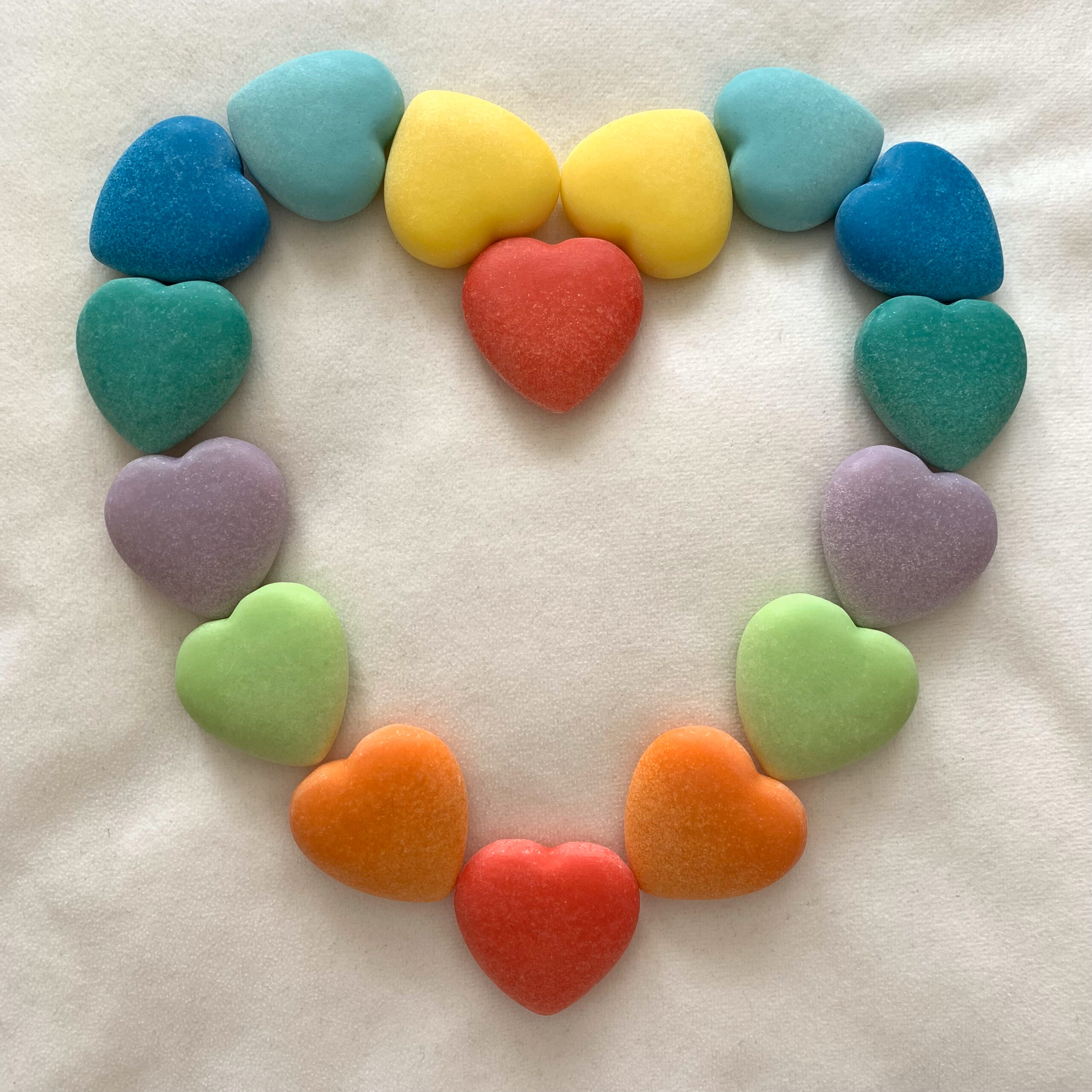 Friendship hearts, with these hearts stones you can show each other gratitude