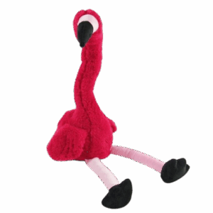 deze interactieve flamingo steelt de show, hij praat je na en kan dansen!