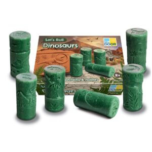 Yellow door let's roll stamp rollers are a great way for children to get creative with themed dinosaurs