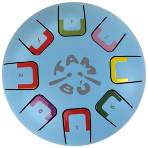 The TAMBU baby Tongue Drum will let you be enchanted by the soft sounds! Perfect for children, beginners and music lovers who want to discover music in a relaxed way.