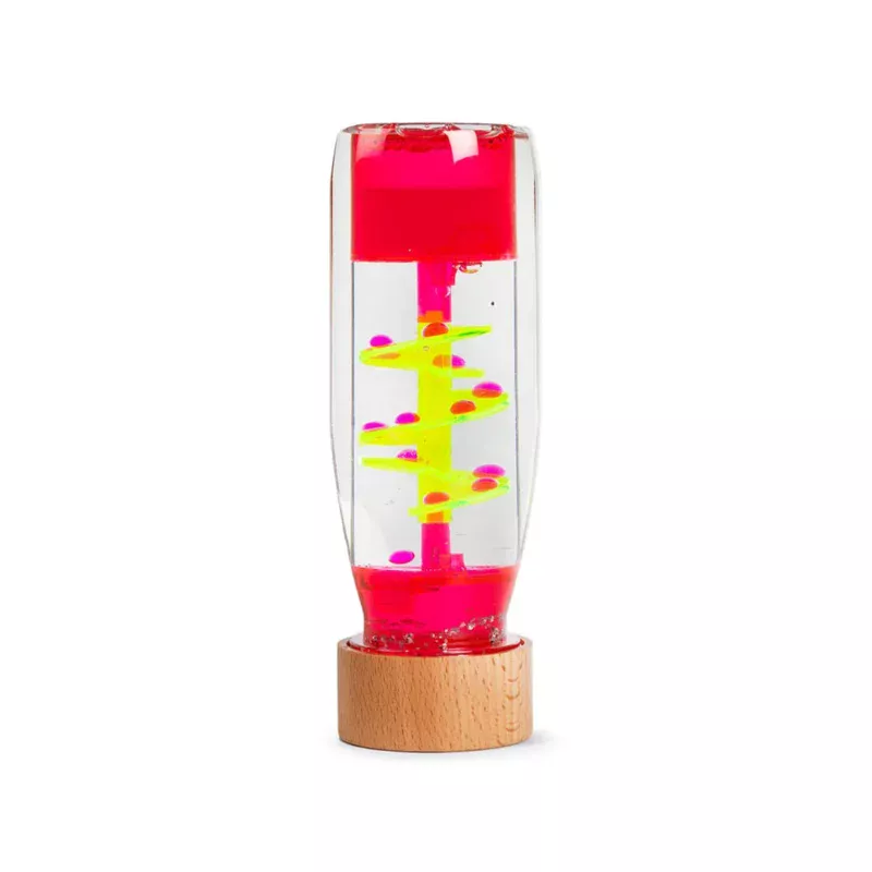 The Petit Boum Move Bottle Spiral is a mesmerizing sensory bottle that promotes relaxation and focus. Ideal for sensory play and soothing moments for both children and adults. 