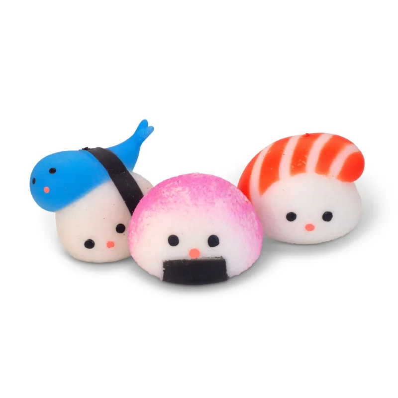 Scrunchems in sushi form, sushi that you can knead deliciously, the perfect fidget gift