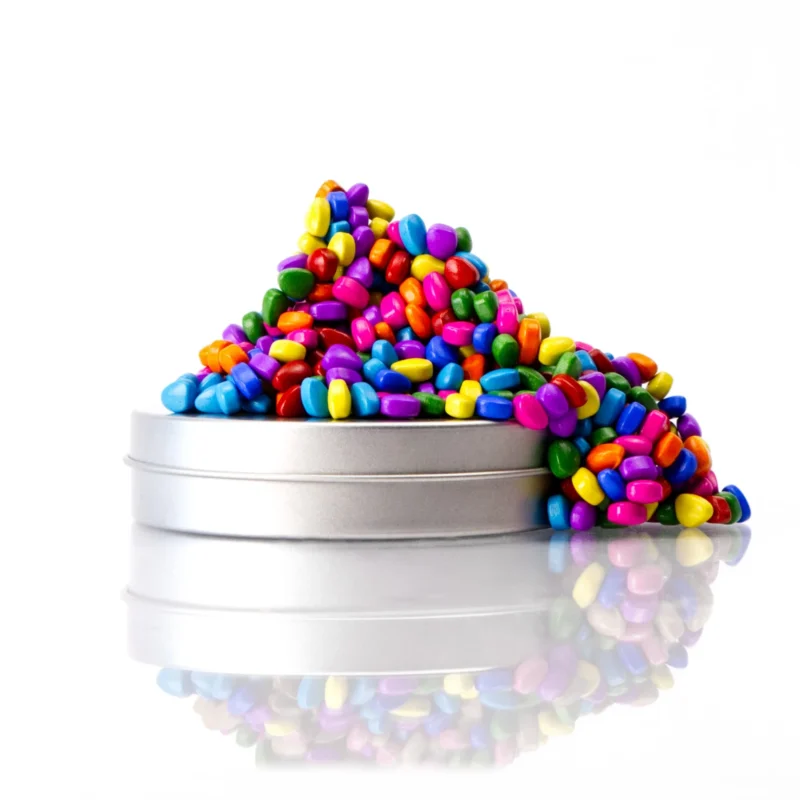 Experience ultimate relaxation with more than 1150 colorful magnetic stones. Perfect for kneading, fidgeting and shaping. Use it for stress relief, creative play or as a luxury gift.    