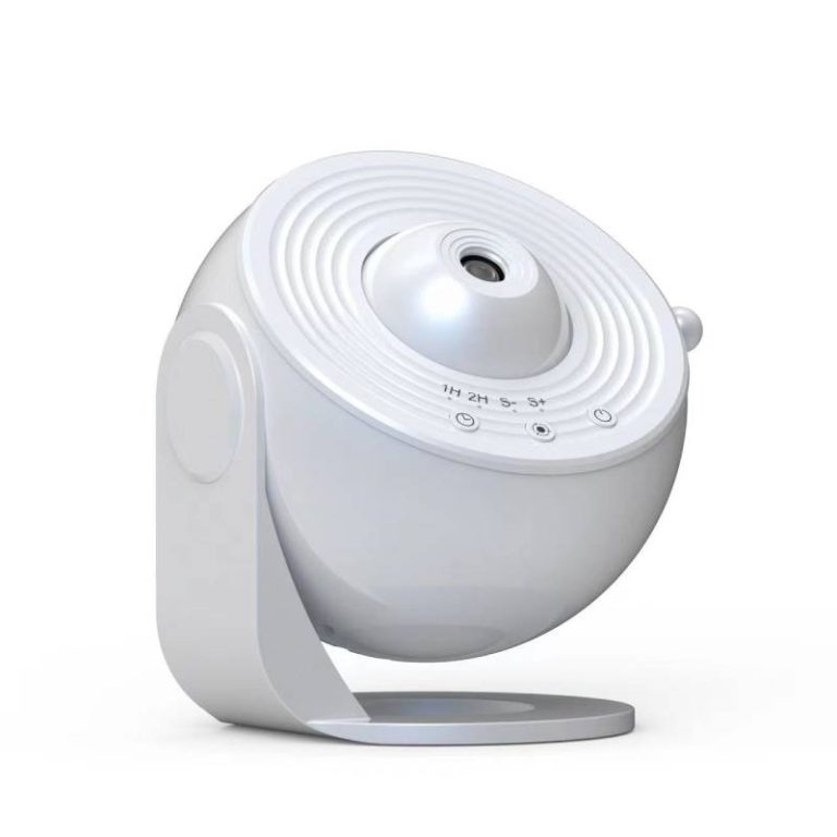 Galaxy Projector with 12 astronomical slides that project galaxies and planets onto walls or ceilings, including adjustable rotation, focus and timer, ideal for education, decoration and relaxation