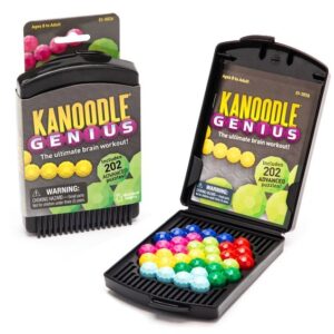 Discover Kanoodle® Genius, the clever logic game with over 200 2D and 3D puzzles. Train your brain, improve your concentration and enjoy screen-free fun. For children from 8 years and adults!