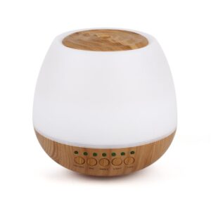 Aroma diffuser and speaker for sensory stimulation in children, supports sensory development and moments of rest.