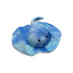 Weighted cuddly toy Stingray for children, provides calming deep pressure and helps with relaxation and concentration.