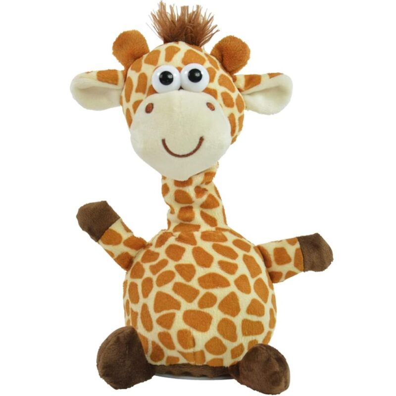 The after-talk cuddly toy that repeats everything! Interactive cuddly toy with moving head, funny voice and soft plush. 