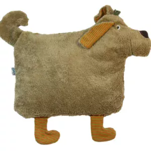 Knuffelkussen hond met trilmechanisme voor ontspanning en rust