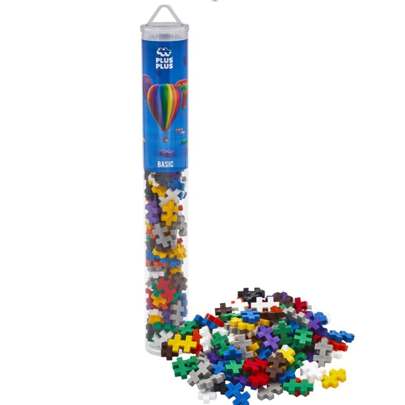 Ontdek de magie van creatief bouwen met de Plus-Plus Basic Colormix Tube. Deze set bevat een mix van kleurige bouwstenen waarmee kinderen hun eigen unieke creaties kunnen maken.