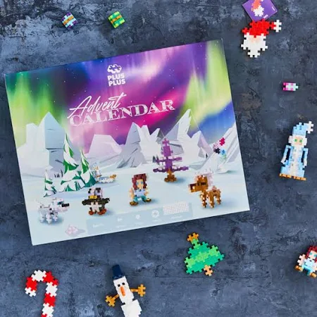 Ontdek elke dag een nieuw bouwavontuur met de Plus-Plus Advent Calendar. 25 dagen vol creatief plezier en een magisch noorderlichtverhaal van de Kerstman.