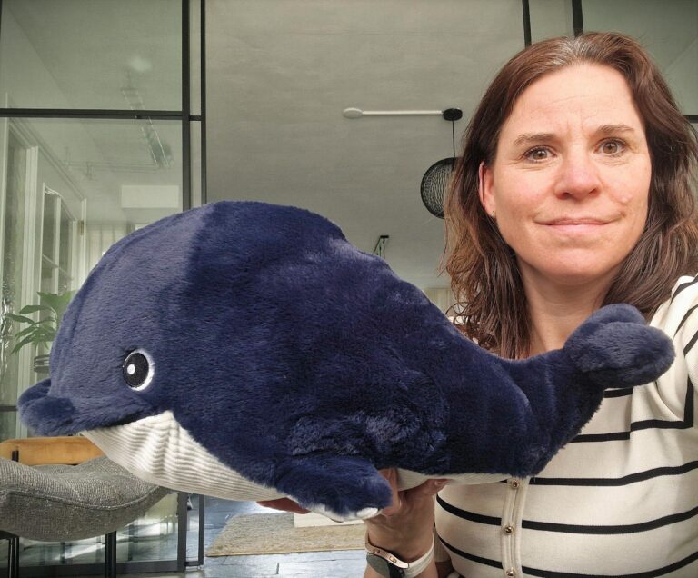 Zennie the ZenWhale – weighted cuddly toy that helps with rest and relaxation
