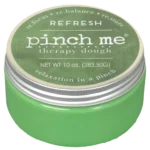 Malleable pinch me aromatheraputty with fresh scent. Helps with relaxation, focus and stimulus processing. Ideal for a quick reset.  