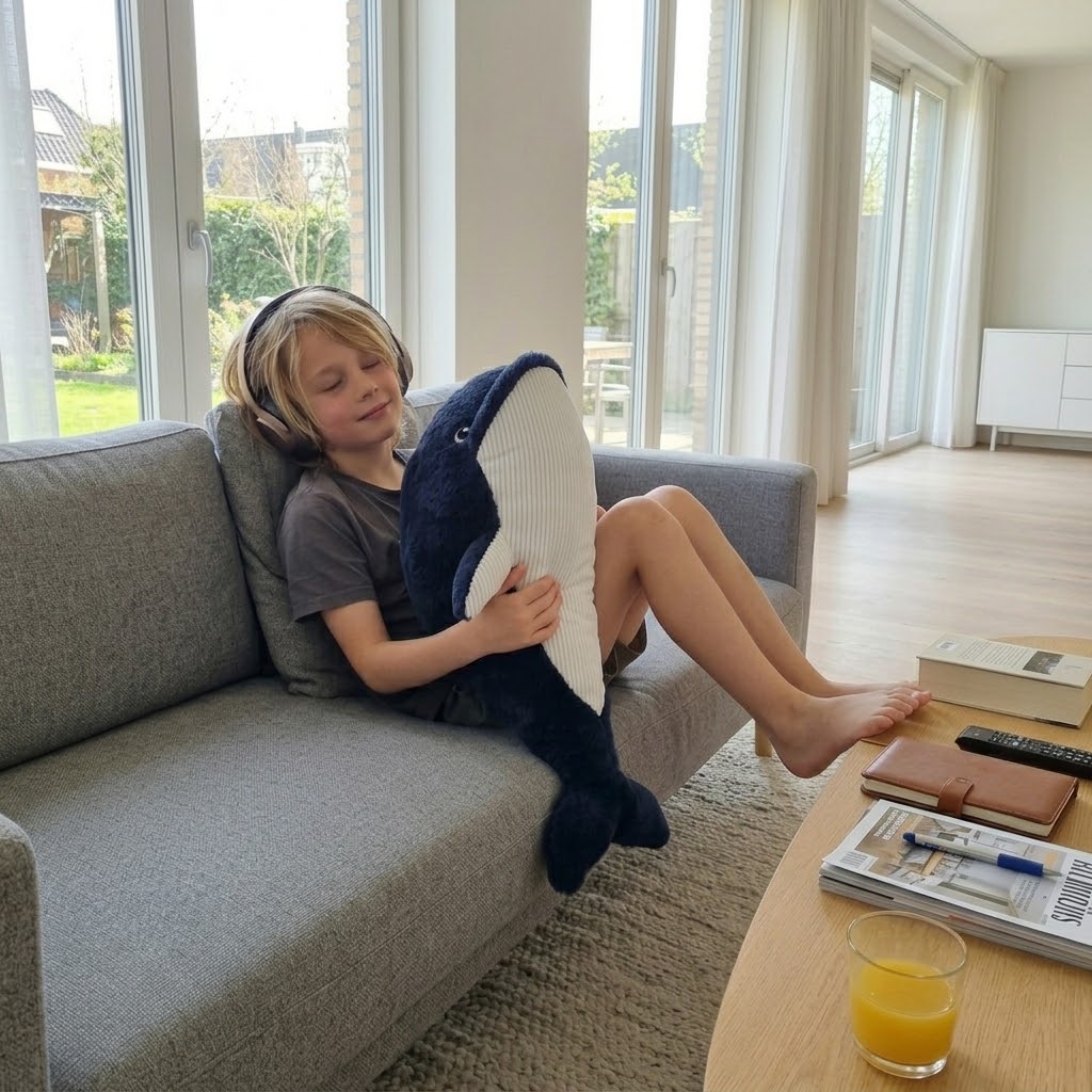 Behind the scenes in the development of Zennie the ZenWhale, a sensory cuddly toy that helps children relax and regulate.
